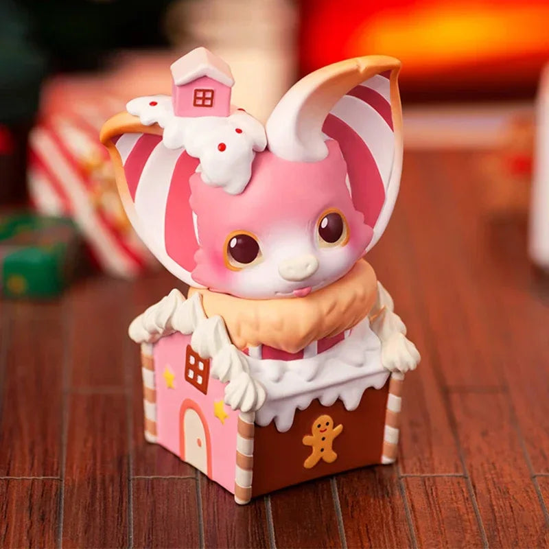 POP MAR Yoki série de noël boîte aveugle jouets boîte aveugle jouets boîte mystère mystère Caixa figurine d'action…