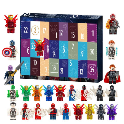 Marvel Disney Calendrier De L Avent 24 Figurines Super Héros Édition Noël Exclusif by Mon Labubu