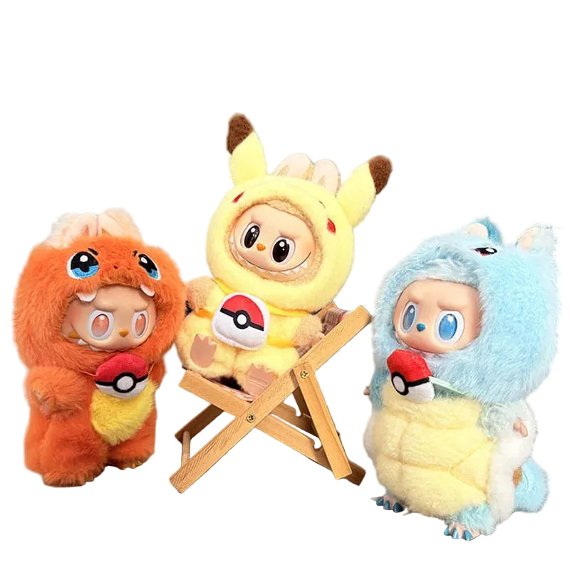 Labubu Kostümset, vier Stile, Pikachu-Maßstab 1 von 12