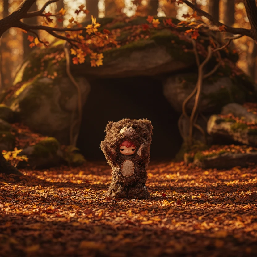 Pop Mart Hirono Bär Plüschfigur aus Vinyl