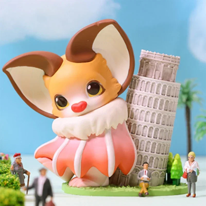 POP MART Yoki voyage autour du mot série boîte aveugle jouets Kawaii Anime figurine Surprise boîte mystère poupées…