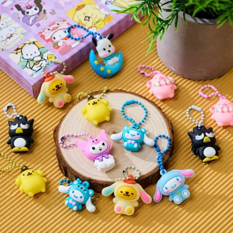 Sanrio Coffret Figurines Hello Kitty Kuromi Melody Collection Exclusif Coffret Cadeau by Sanrio