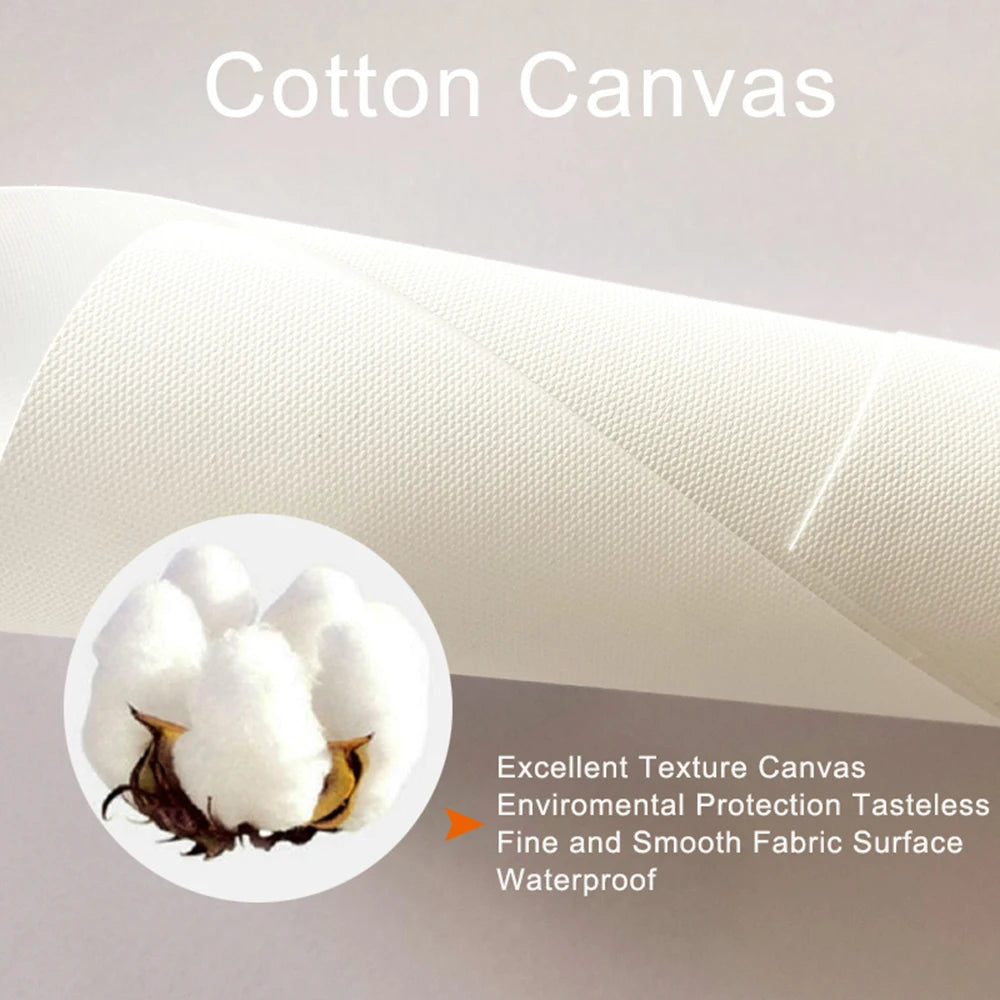 MINISO Poster Star Wars – Toile HD Dark Vador & Yoda, Sans Cadre