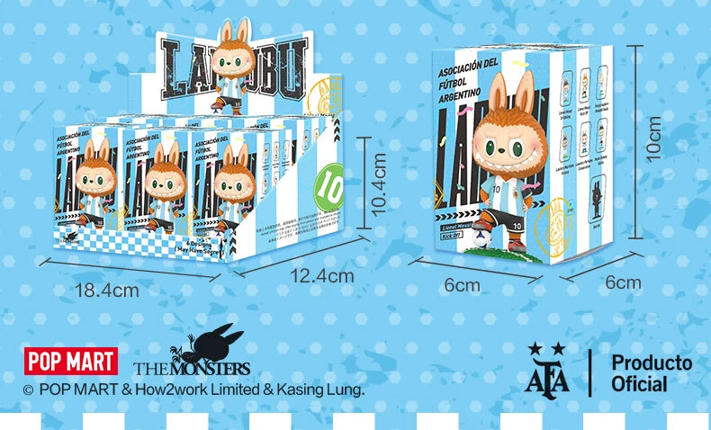 POP MART Labubu Figurine Blind Box Édition Limitée AFA Collection Argentine 8 cm by Mon Labubu