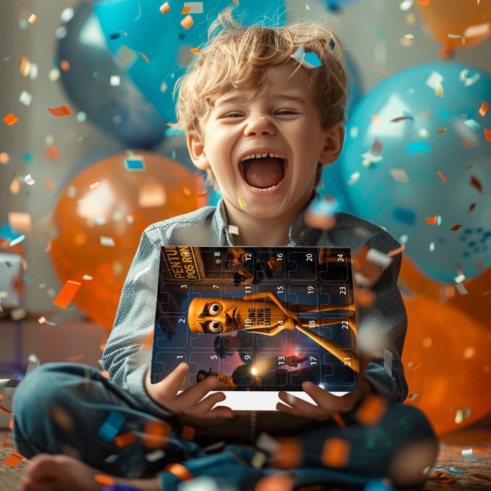 Brainrot Italien Calendrier Avent Acryliques Figurines Exclu by Mon Labubu