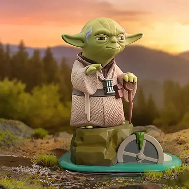 POP MART Star Wars série boîte aveugle devinez sac boîte mystère jouets poupée mignon Anime Figure ornements cadeau