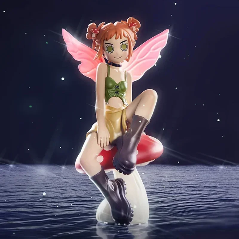 Pop Mart pêche émeute Punk fée série boîte aveugle jouets Kawaii Anime figurine Surprise véritable Original boîte…