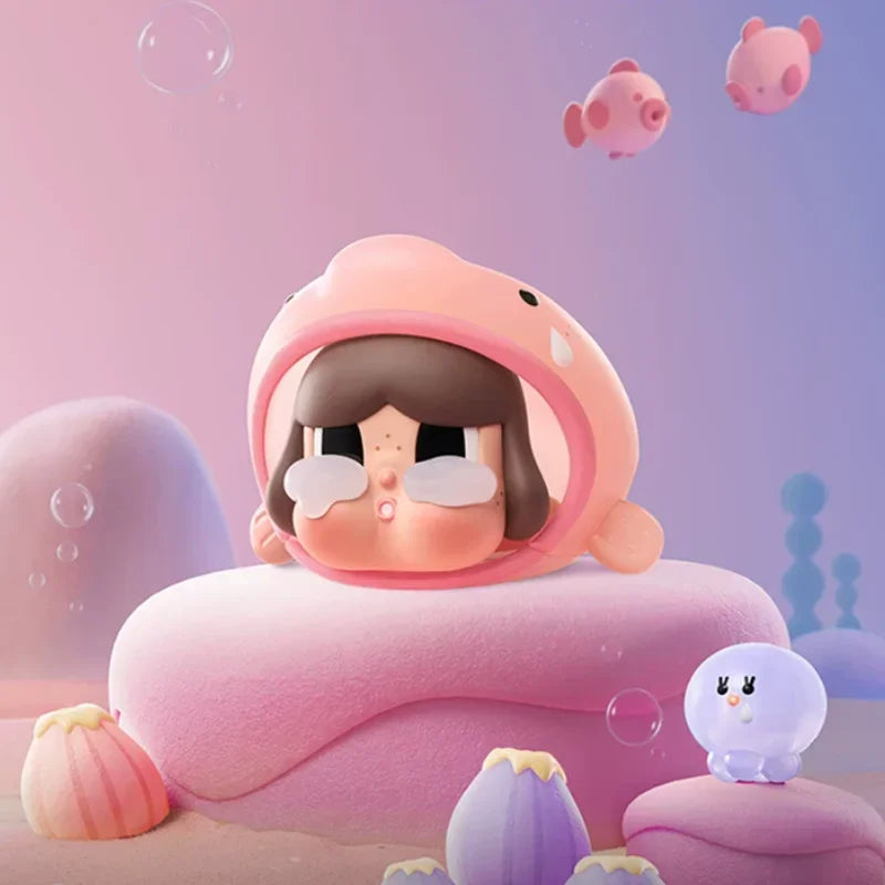 POP MART CRYBABY CRY ME AN OCEAN Series Blind Box Toys Mystery Box Guess Bag Cute Doll Anime Action Figure Birthday Gift