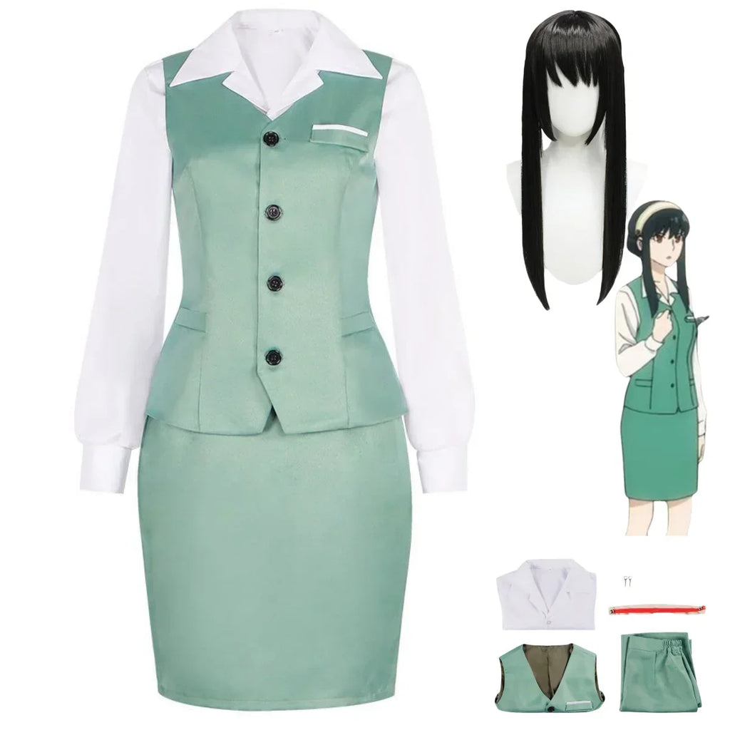 Yor Forger Cosplay-Kostüm – SPY×FAMILY – Outfit und Perücke