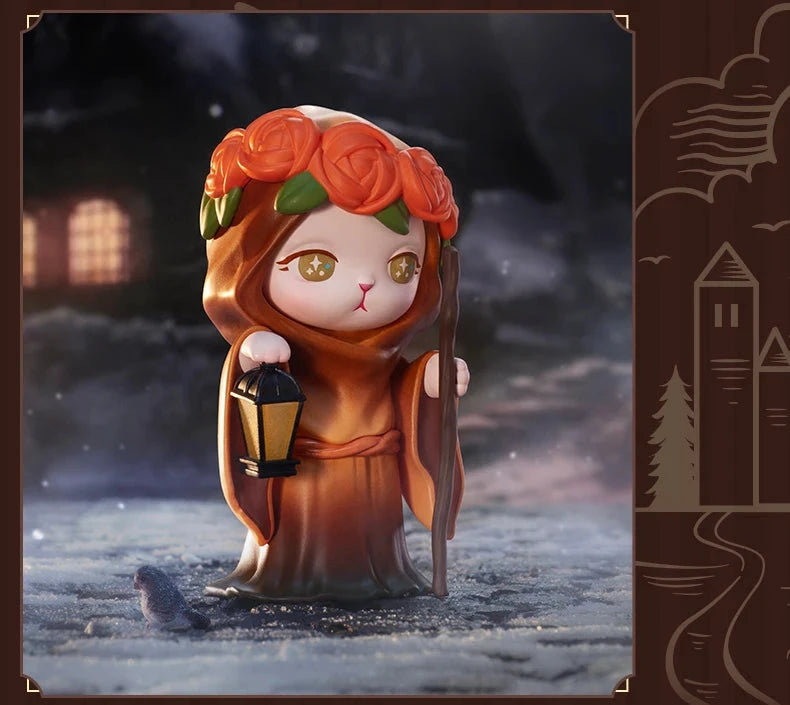 POP MART Mysteriöse Hasen-Tarot-Serie Blindbox Überraschungsbox Guess Bag Spielzeug Niedliche Puppe Anime Figur Schreibtischdekoration Kollektion