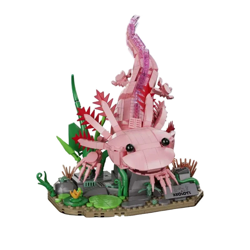 Mon Bubu Kawaii – Axolotl – Set de Blocs de Construction 998 pièces