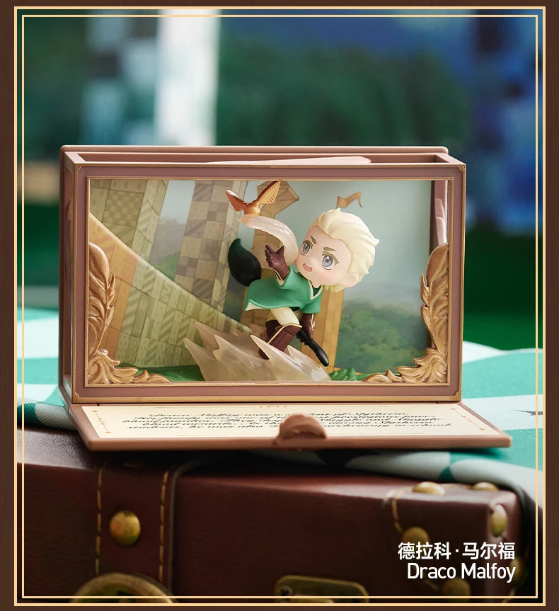 POPMART Harry Potter Poudlard série biographique boîte aveugle devinez sac jouets originaux poupée mignon Anime Figure ornements cadeau