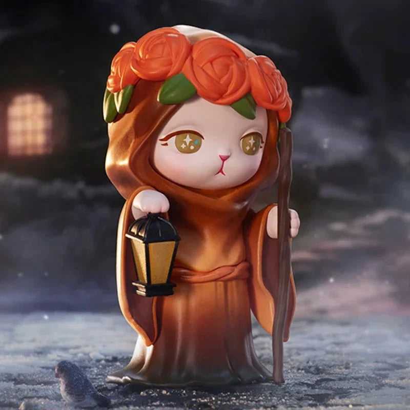 POP MART Mysteriöse Hasen-Tarot-Serie Blindbox Überraschungsbox Guess Bag Spielzeug Niedliche Puppe Anime Figur Schreibtischdekoration Kollektion