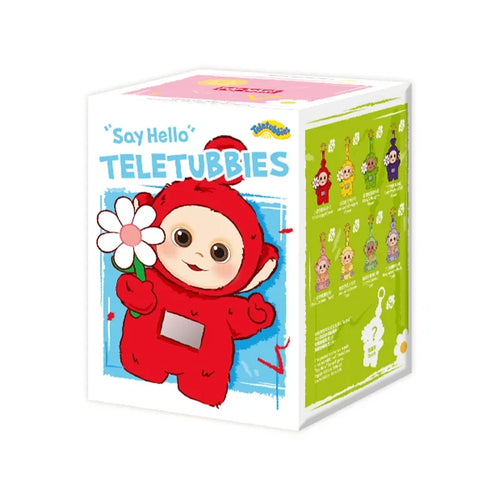 Pop Mart Teletubbies Say Hello Pendentif Blind Box PVC Figurine Kawaii Collector