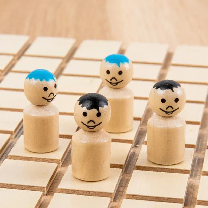 Jeu de Société Éducatif en Bois Montessori Édition Limitée Pour 2 À 4 Joueurs et Familles by Mon Labubu