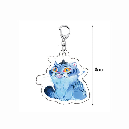 Porte-clés esthétique pour sac Kpop, chasseur de démons, tigre, fournitures de fête, Badge pour Fans, cadeaux de fête