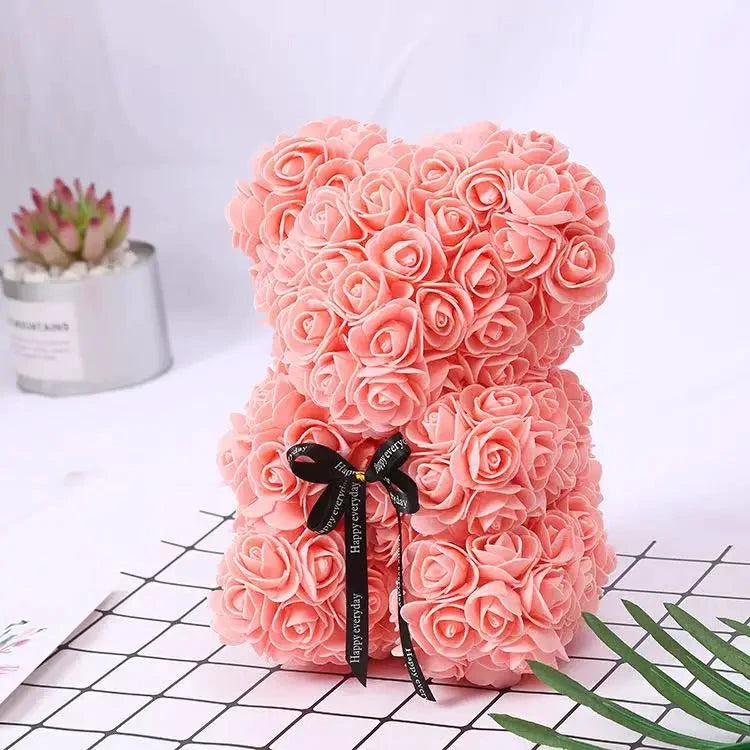 Rose Bear – Artificial Foam Rose Bear
