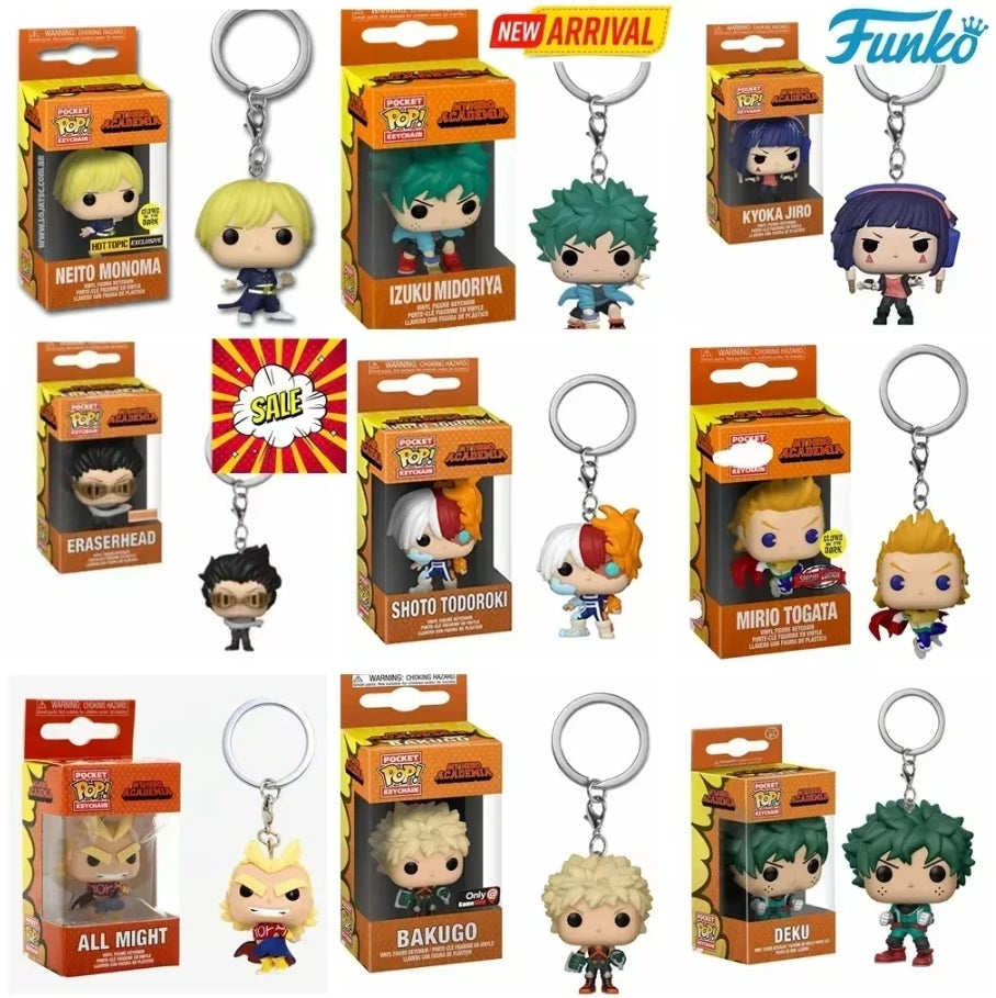 Funko POP Porte Clés My Hero Academia Collection Edition Limitée Exclusivité Toga Kurogiri Deku Shigaraki by Mon Labubu
