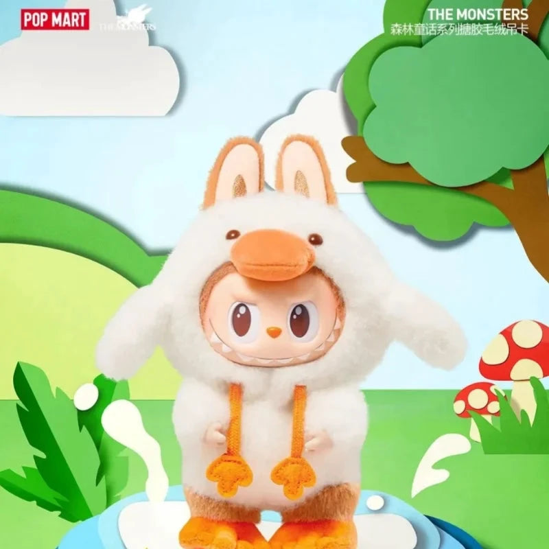 POPMART LABUBU Forest Monsters Fairy Tales Series Mystery Box Real Blind Box Guess Toys Bag Ornament Figurines Dolls Model