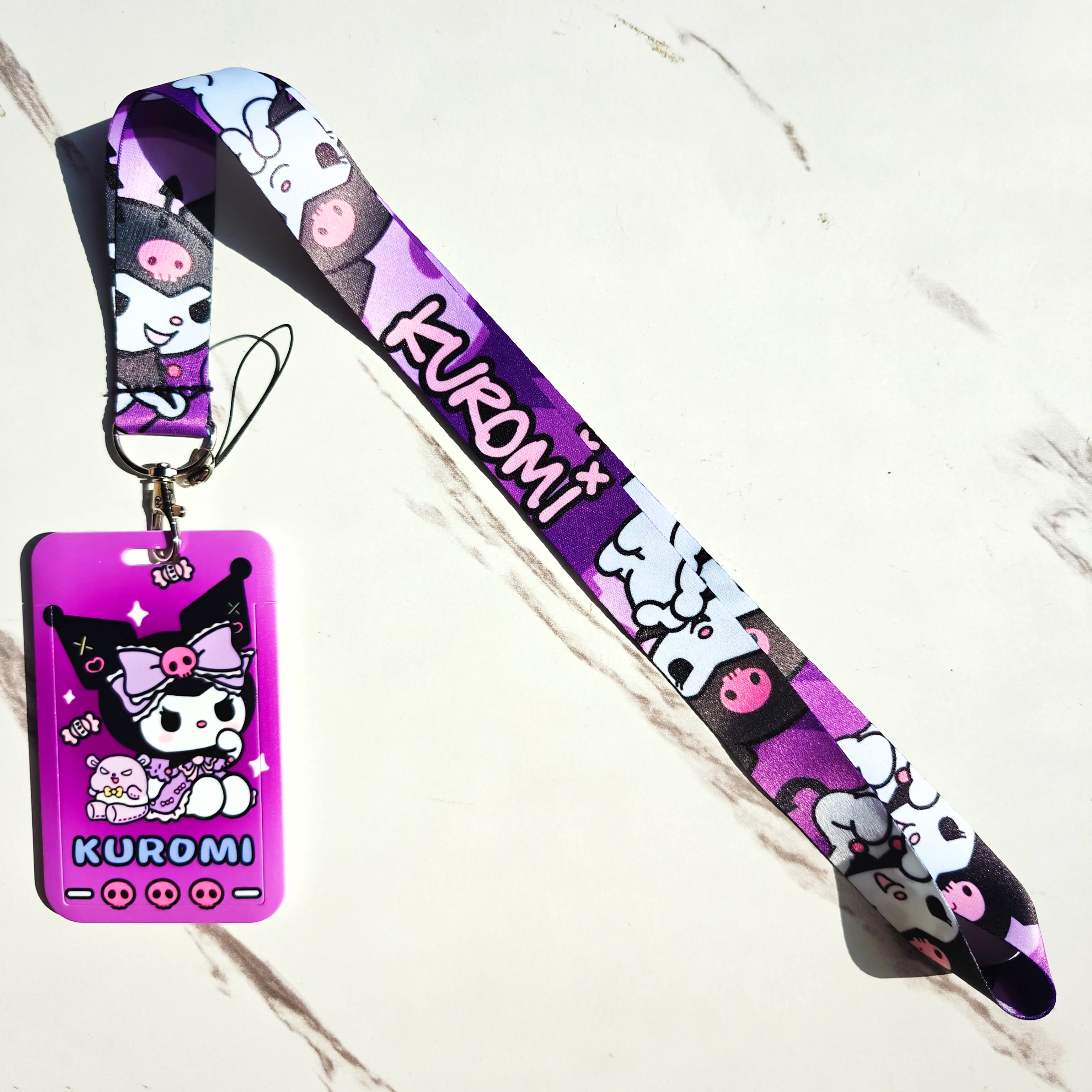 Anime Schlüsselband mit Ausweishalter – Multifunktionale Lanyard zum Umhängen