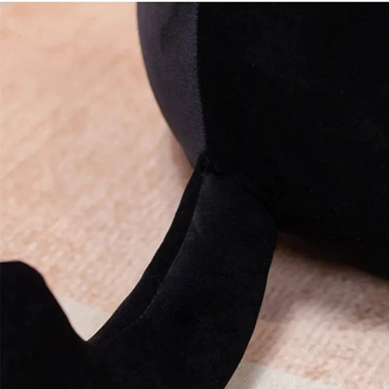 Coussin peluche chat elfe