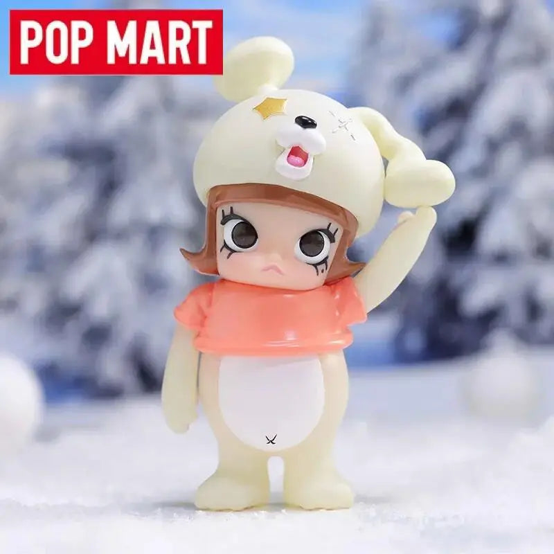 POP MART Molly X Instinctoy Erosion Molly Costume série boîte aveugle jouets boîte mystère Mistery Caixa figurine…