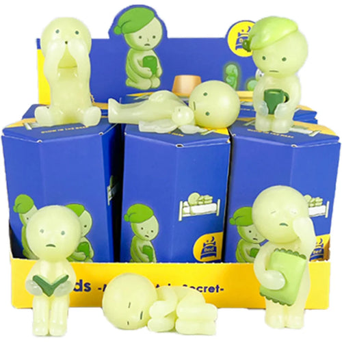 Nouvelle série de figurines luminescentes vertes, boîte mystère, figurines d'action, décoration de bureau, jouet pour…