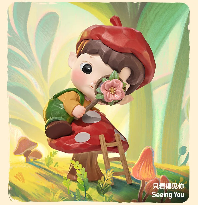 POP MART main dans la main série boîte aveugle jouets Kawaii Anime figurine Surprise boîte mystère poupées filles cadeau