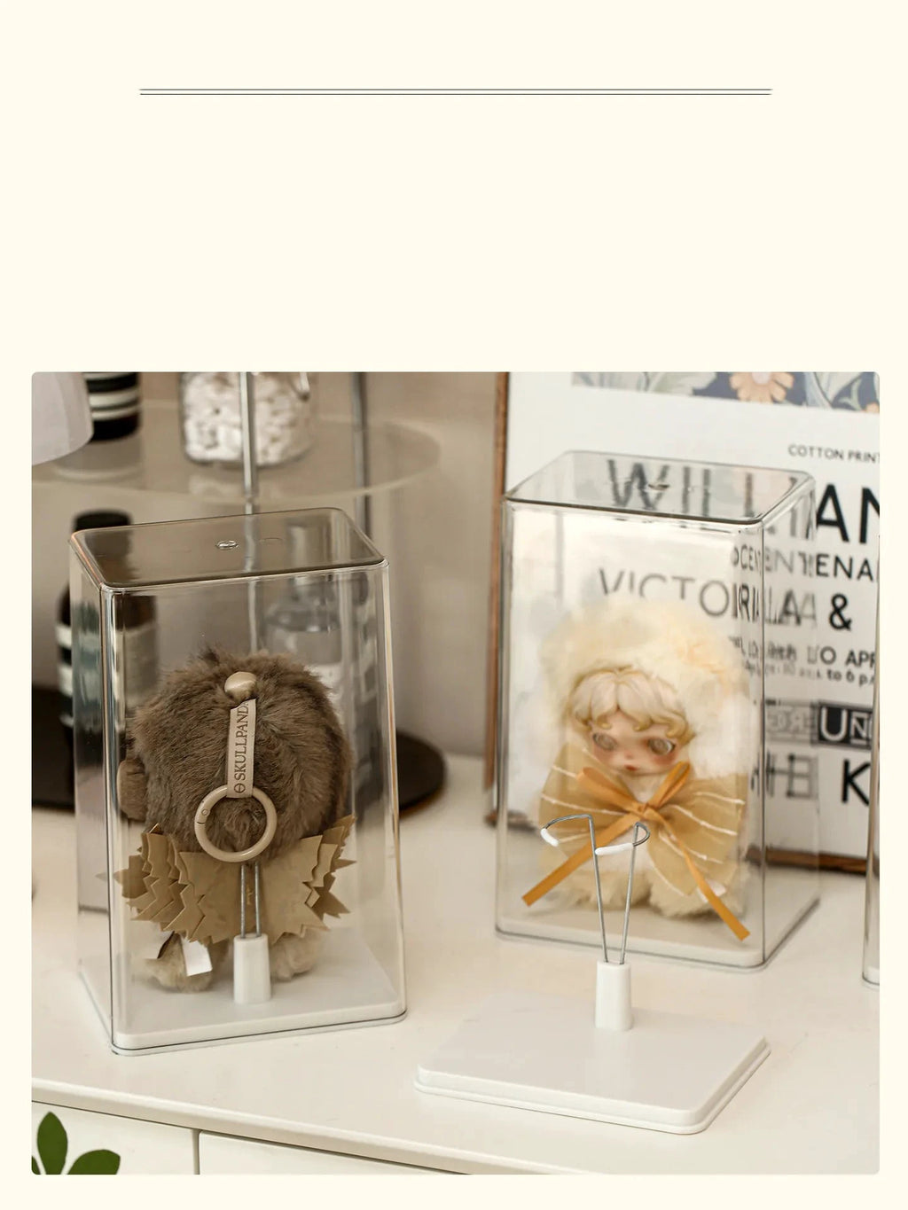 Vitrine Acrylique Transparente Anti Poussière