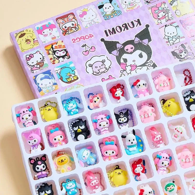 Sanrio Coffret Figurines Hello Kitty Kuromi Melody Collection Exclusif Coffret Cadeau by Sanrio