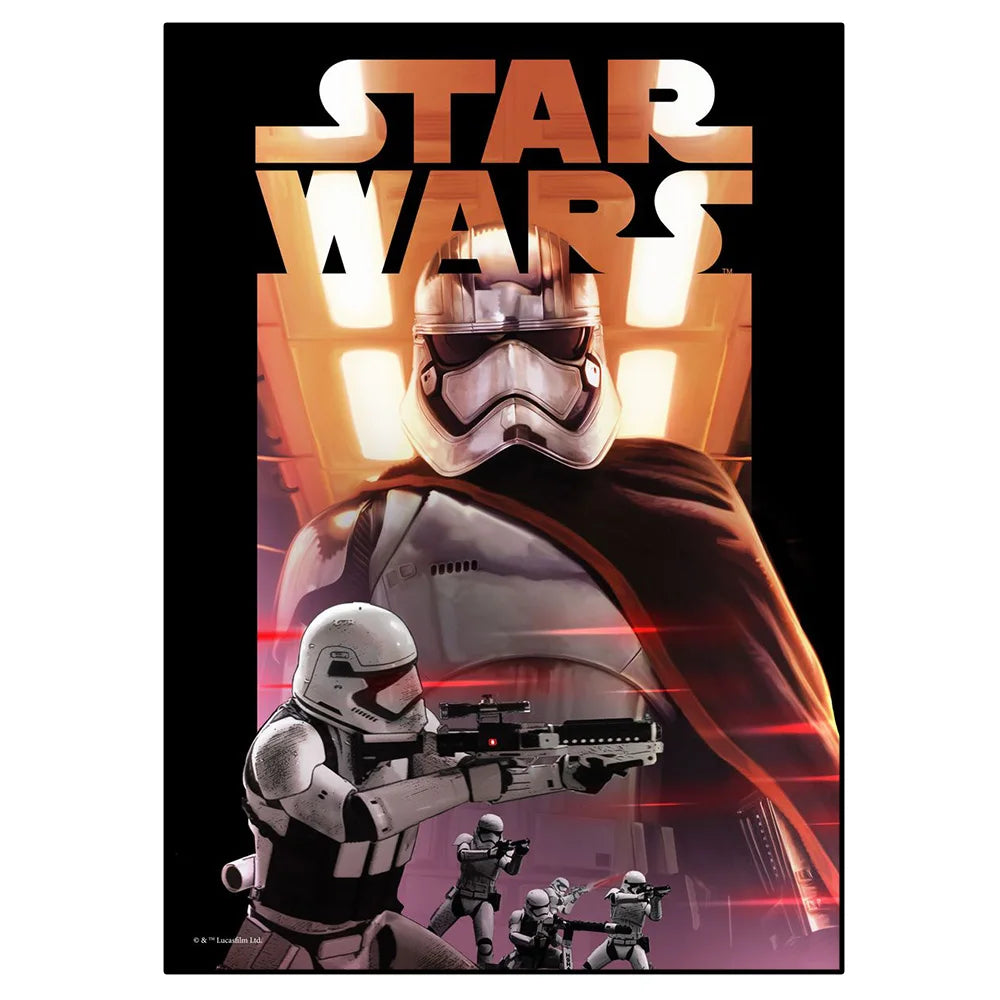 MINISO Poster Star Wars – Toile HD Dark Vador & Yoda, Sans Cadre