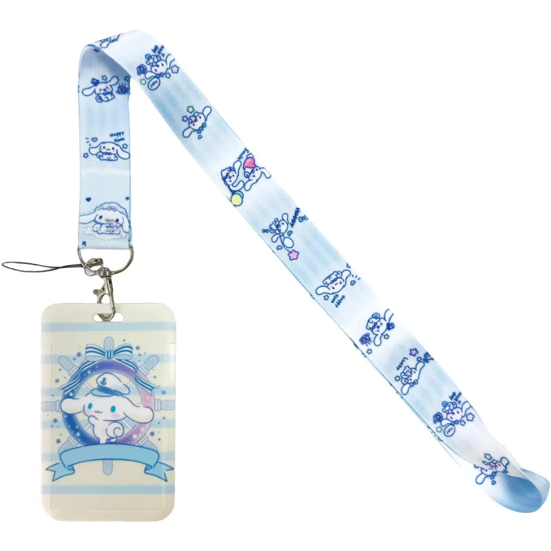 Anime Schlüsselband mit Ausweishalter – Multifunktionale Lanyard zum Umhängen