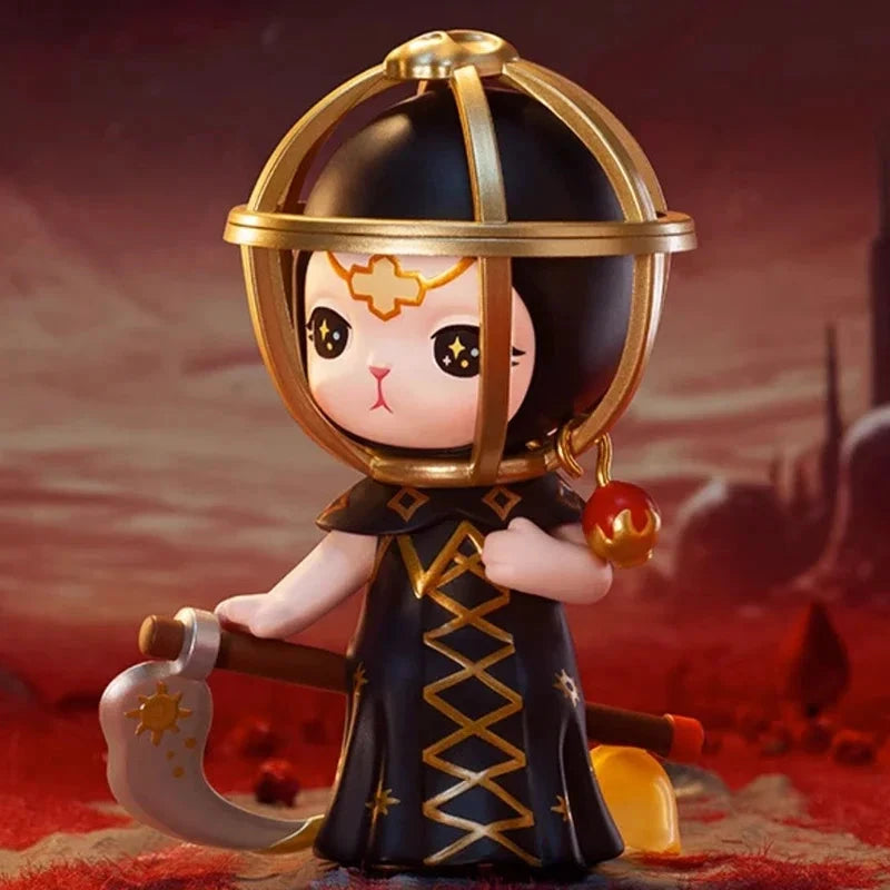 POP MART Mysteriöse Hasen-Tarot-Serie Blindbox Überraschungsbox Guess Bag Spielzeug Niedliche Puppe Anime Figur Schreibtischdekoration Kollektion