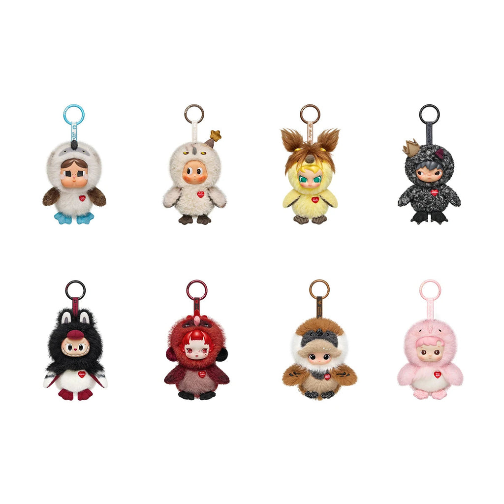 【EU EXCLD】POP MART Dear Birds Series Plüsch-Anhänger Blind Box 1/8 Stk. POPMART BlindBox Süßes Spielzeug Mystery Box