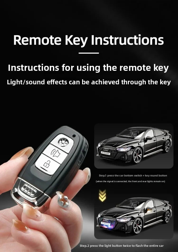 WELLY Audi RS7 Sportback 1:18 – Modèle de voiture en alliage