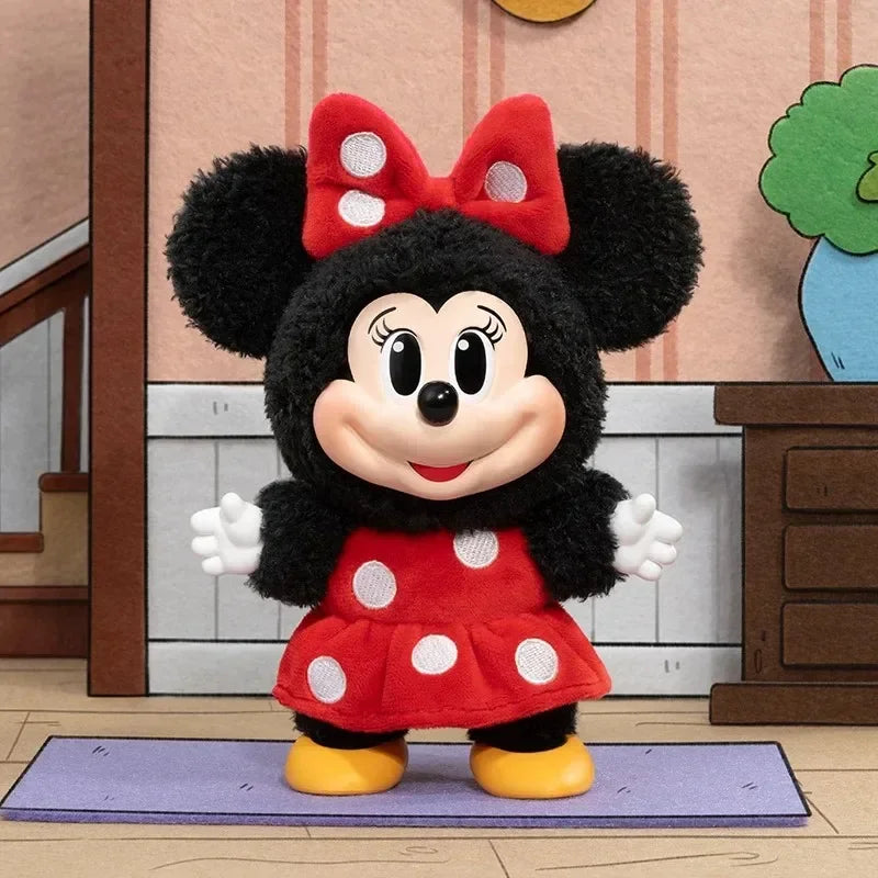 POP MART Mickey Family Cute Together — Plüsch-Schlüsselanhänger Blind Box
