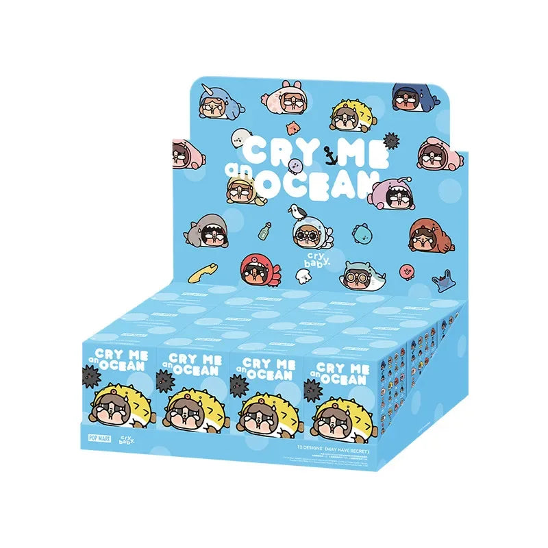 POP MART CRYBABY CRY ME AN OCEAN Series Blind Box Toys Mystery Box Guess Bag Cute Doll Anime Action Figure Birthday Gift