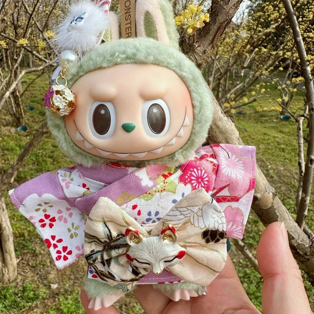 Costume Kimono Japonais pour Labubu  15-17 cm