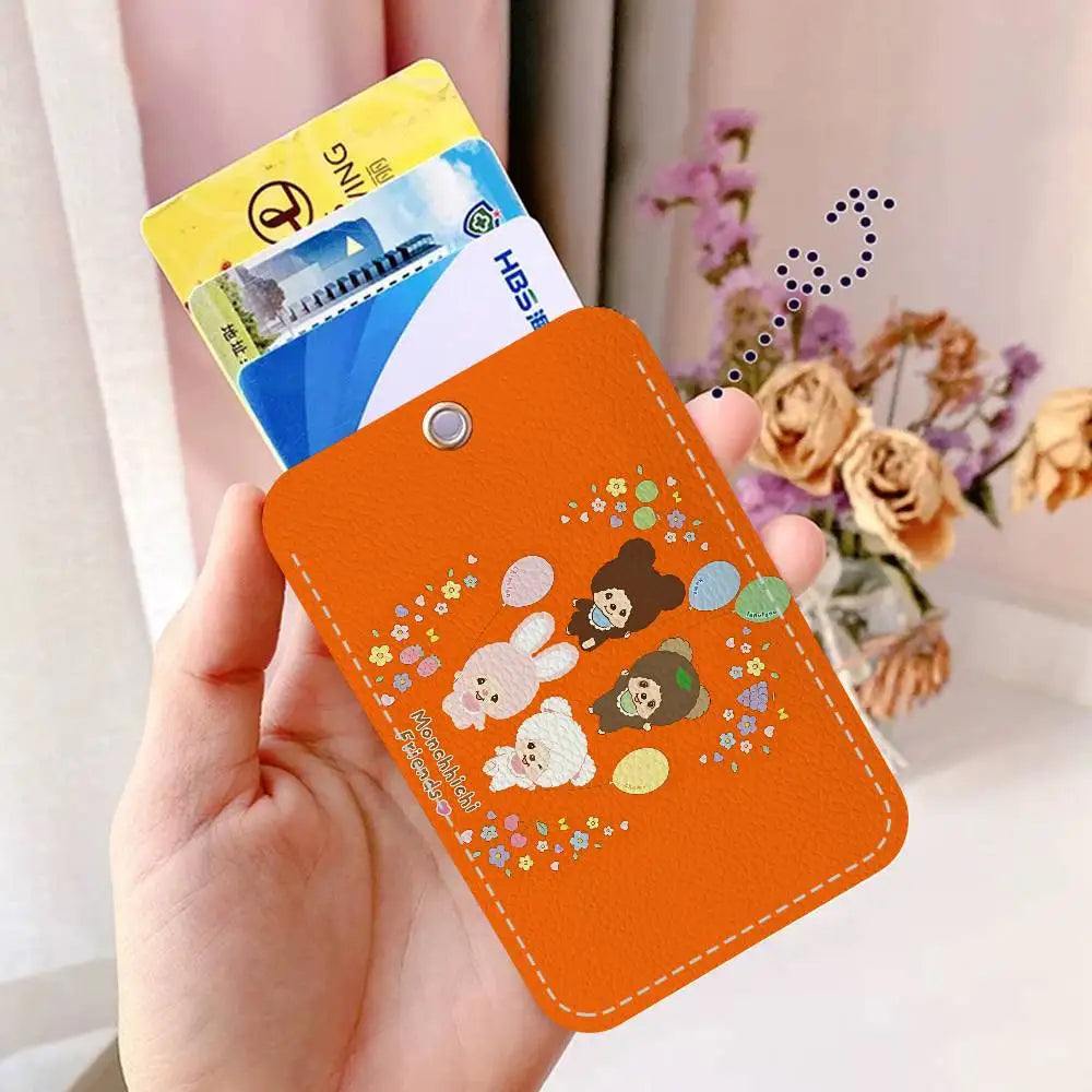 Monchhichi Porte-cartes avec Porte-clés