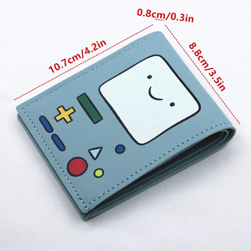 Short wallet with cartoon pattern – Unisex