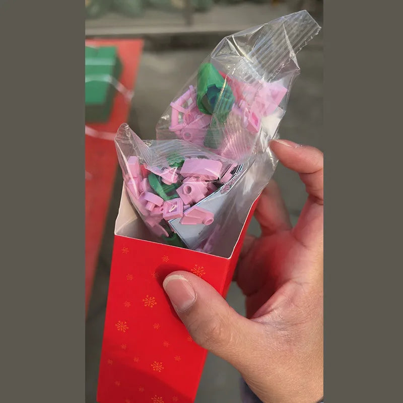 Calendrier De L’Avent 2025 Fleurs À Construire En Blocs Édition Limitée Pour Adultes Et Enfants by Mon Labubu