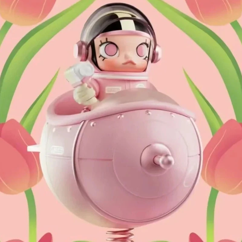 Pop Mart – Mega Space Molly 100% Blossom Series – Limitierte Figur 11 cm