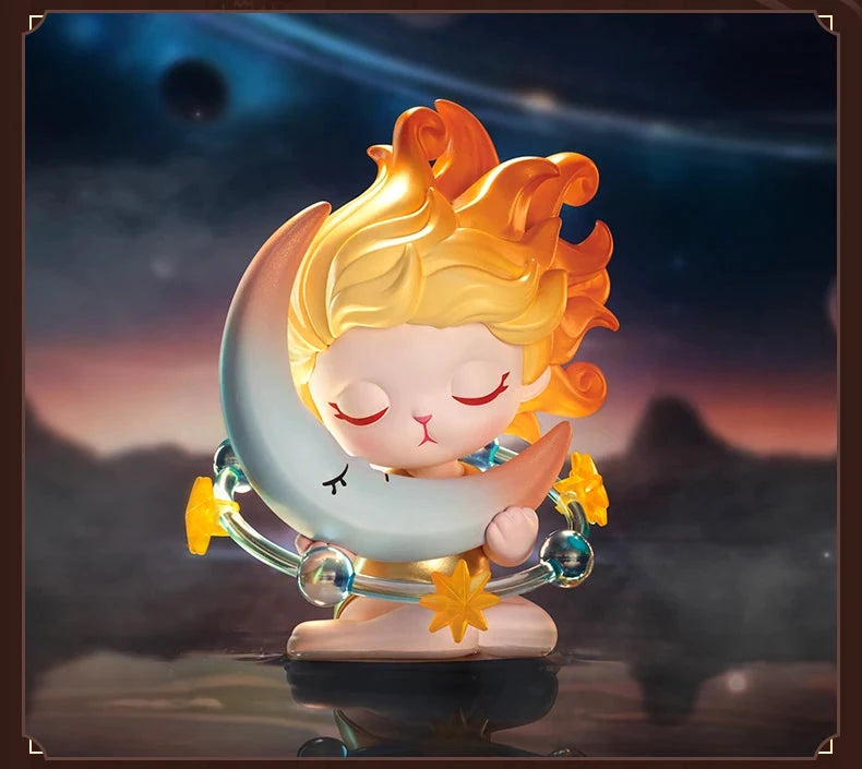 POP MART Mysteriöse Hasen-Tarot-Serie Blindbox Überraschungsbox Guess Bag Spielzeug Niedliche Puppe Anime Figur Schreibtischdekoration Kollektion