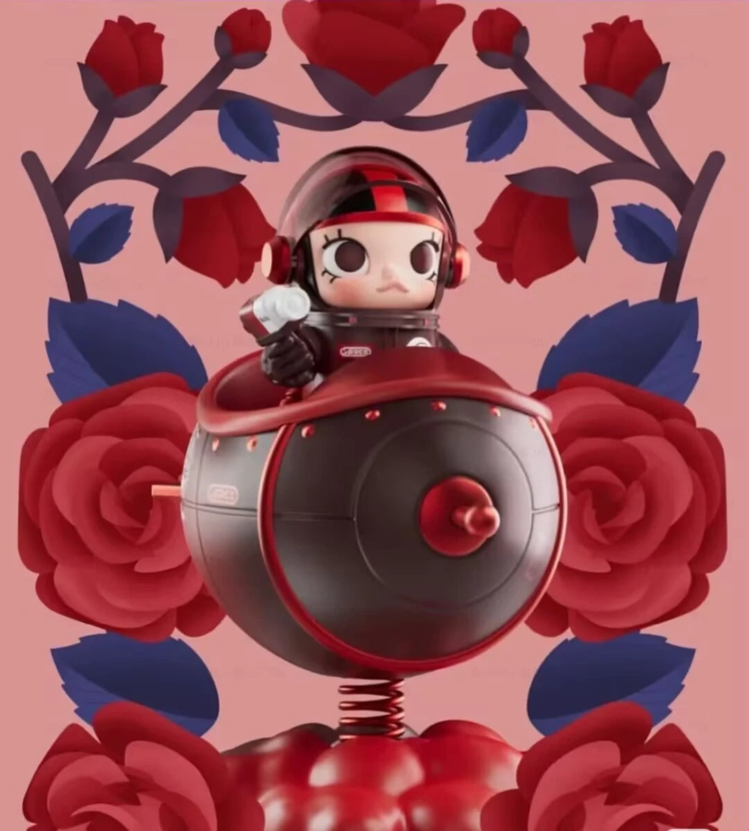 Pop Mart – Mega Space Molly 100% Blossom Series – Limitierte Figur 11 cm