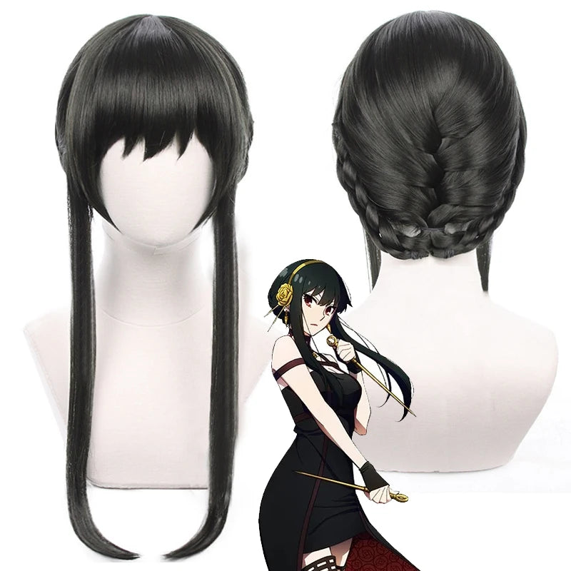 Cosplay-Kostüm Yor Forger – Spy x Family – Kleid und Perücke