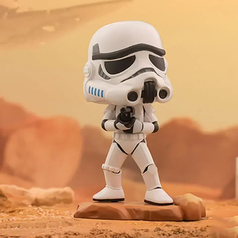 POP MART Star Wars série boîte aveugle devinez sac boîte mystère jouets poupée mignon Anime Figure ornements cadeau