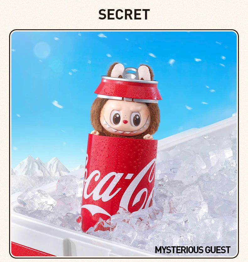 POP MART - Labubu Coca Cola Porte-clé Peluche Blind Box (au choix ou aléatoire)