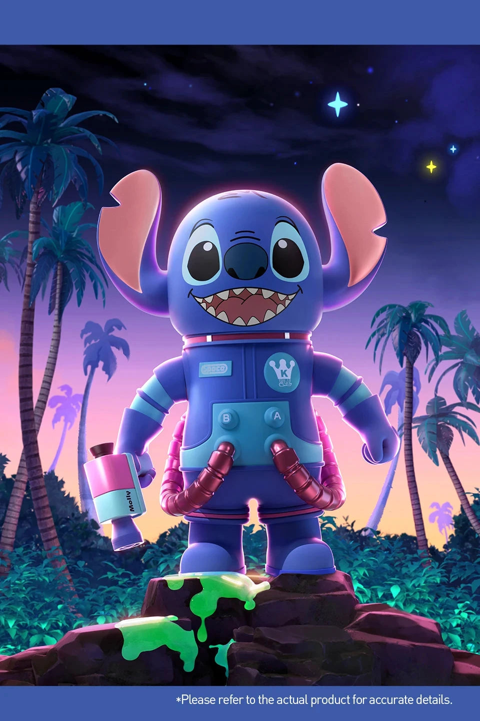 POP MART MEGA SPACE MOLLY 400% Stitch Serie Überraschungsbox Original Blind Box Guess Toys Beutel Ornament Figuren Heim- und Bürodekoration