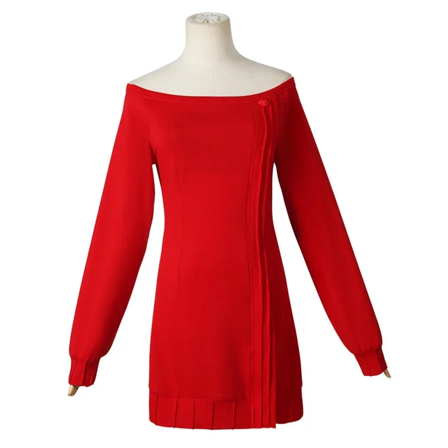 Cosplay-Kostüm Yor Forger – Spy x Family – Kleid und Perücke