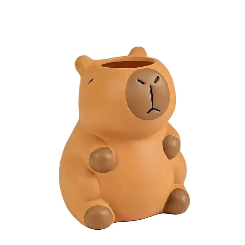 Kawaii Capybara Stifthalter – Schreibtisch-Aufbewahrung